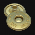 letter bronze tone snaps