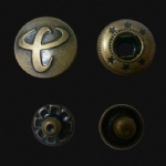 metal hardware snaps