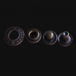 copper four parts snaps