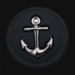 matt black buttons