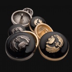 metal coat buttons