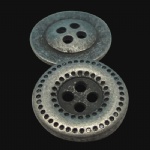 matt black sewing buttons