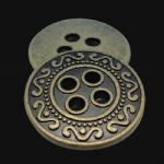 copper 4-holes sewing buttons