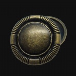 round brass metal buttons