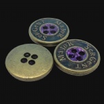 carved pattern sewing buttons