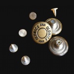 brass jeans buttons