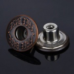 copper jeans shank buttons