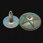 carved star rivets