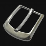 nickel plate heel bar buckles