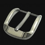 nickel plate heel bar buckles