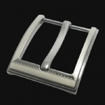 nickel plate heel bar buckles