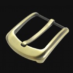 natrual brass heel bar buckles