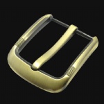 natural brass heel bar buckles