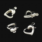 silver metal jewelry findings