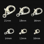 silver alloy lobster clips