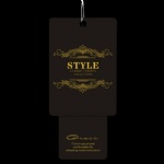 black paper tag 