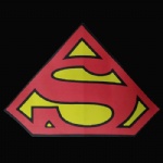 superman woven patch big size
