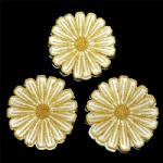 flower embroidery patch