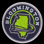round embroidery patch